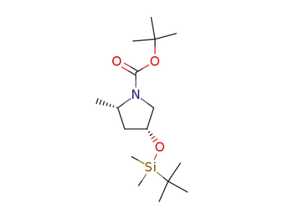 tert-butyl (2S,4R)-4-((tert-butyldimethylsilyl)oxy)-2-methylpyrrolidine-1-carboxylate