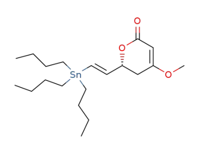 (R)-6-((E)-2-(tributylstannyl)vinyl)-5,6-dihydro-4-methoxypyran-2-one
